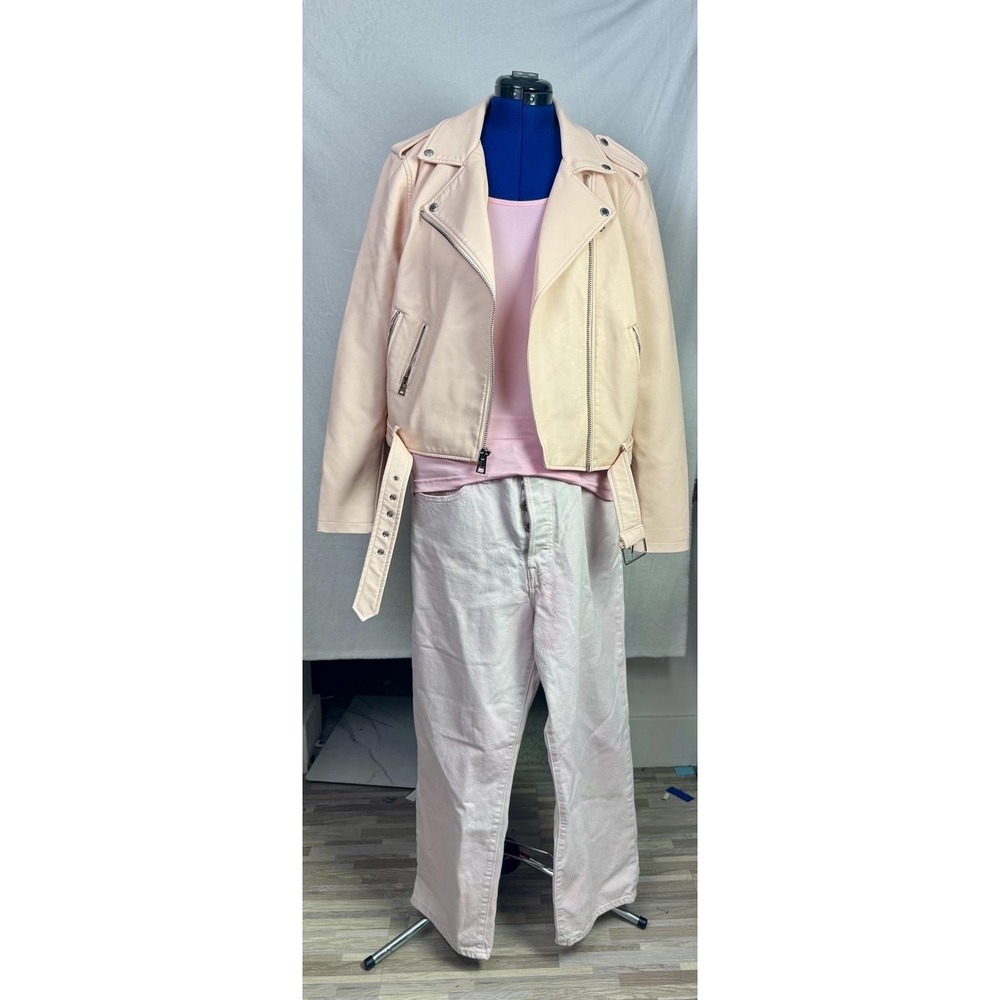 Ribcage Straight Jeans Pale Pink Vintage-Wash 30 High‎ Rise Levi Strauss & Co.